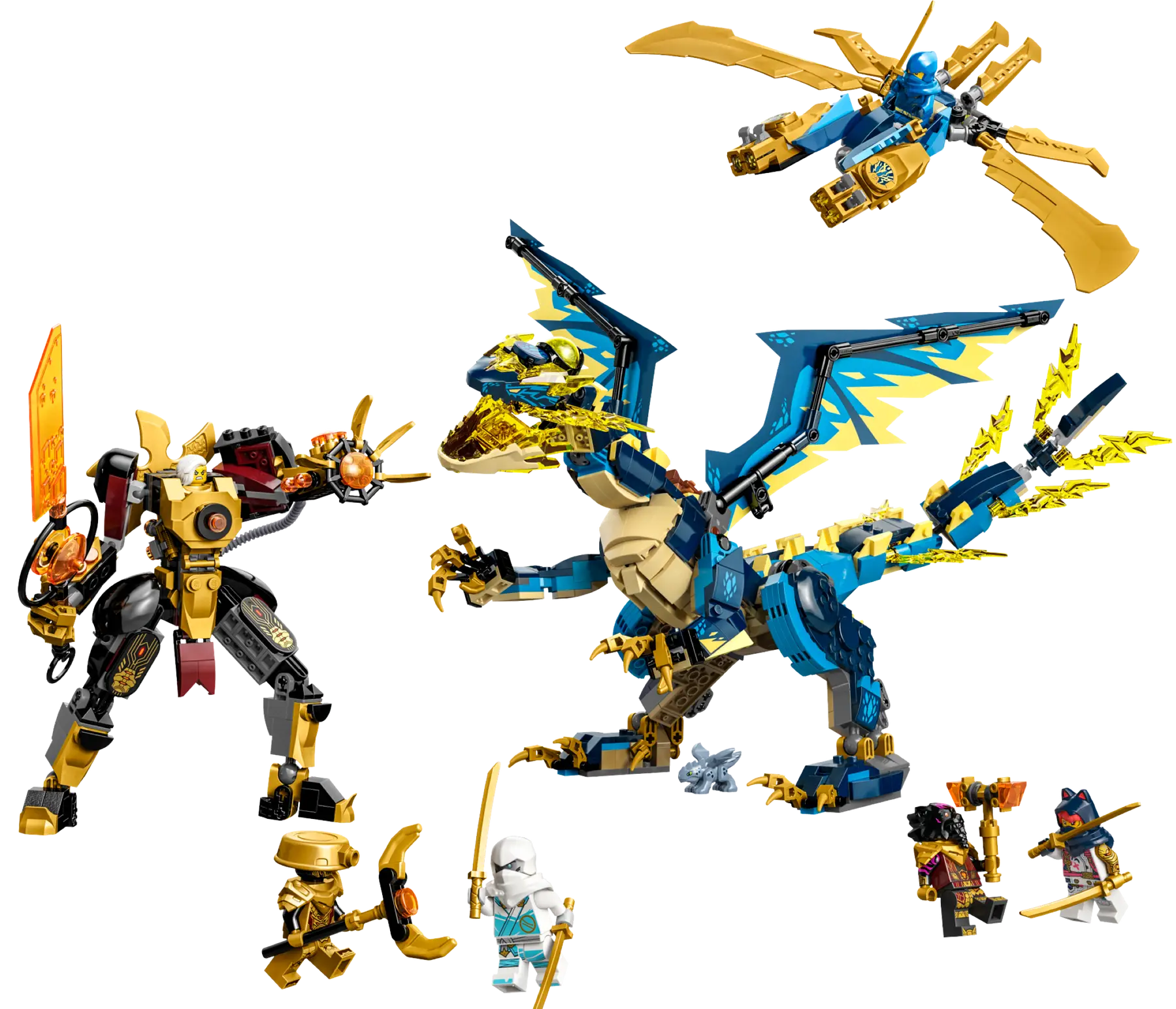LEGO ninjago 71796 Elemental Dragon vs. The Empress Mech - $259.00