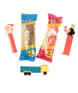 5 Vintage Pez Dispensers w Feet 2 Santa 1 Truck 1Chewbacca 1 Goofy 2 Sealed - €10,51 EUR
