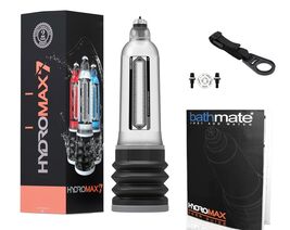 Bathmate Hydromax 7 Male Penis Enlarger Hydro Pump Bundle Clear X30 - $108.00