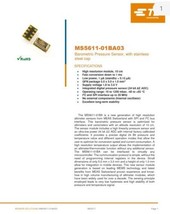 3 each MS561101BA03-50 Pressure Sensor Digital Chip 5607-02BA  SHIPS $2 - $24.50