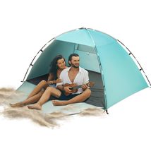 Beach Tent for 2-4 Persons, Beach Tent Sun Shelter UPF50+ UV Protection, Sun Sha - £48.09 GBP