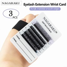 NAGARAKU Eyelashes Makeup 3PCs lot 8 Lines 8-15mm mix Eyelash Stand Holder  Mark - £15.37 GBP
