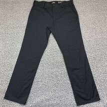 Izod Pants Men 32x30 Black Straight Leg Chino Pocket Outdoor Adult - €15,40 EUR