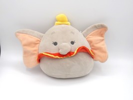 Disney Squishmallow Dumbo Elephant Stuffed Plush 10&quot; x 13&quot; Kellytoy - $9.89