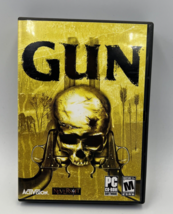 GUN PC Video Game Activision Wild West Shooting Game CD-ROM 3 Disks Manual - £10.38 GBP