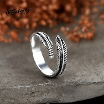 NEHZY 925 Sterling Silver Ring High Quality Hollow Woman Fashion Jewelry Opening - £6.93 GBP