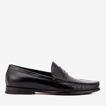 The Belmont Black Polished Leather Men Loafer image 2