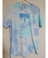 TobyMac The Elements T-Shirt, Blue Cloud Pattern, Men&#39;s M - $32.41 CAD