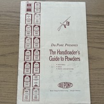 1965 DUPONT POWDERS RELOADING MANUAL, SHOTSHELL, RIFLE, PISTOL, REVOLVER - $9.00