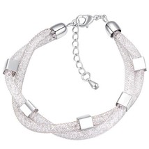 Jewellery Hot Sale Crystal from Austrian Mesh Net Wrapped Bracelet Fashion Jewel - £16.34 GBP