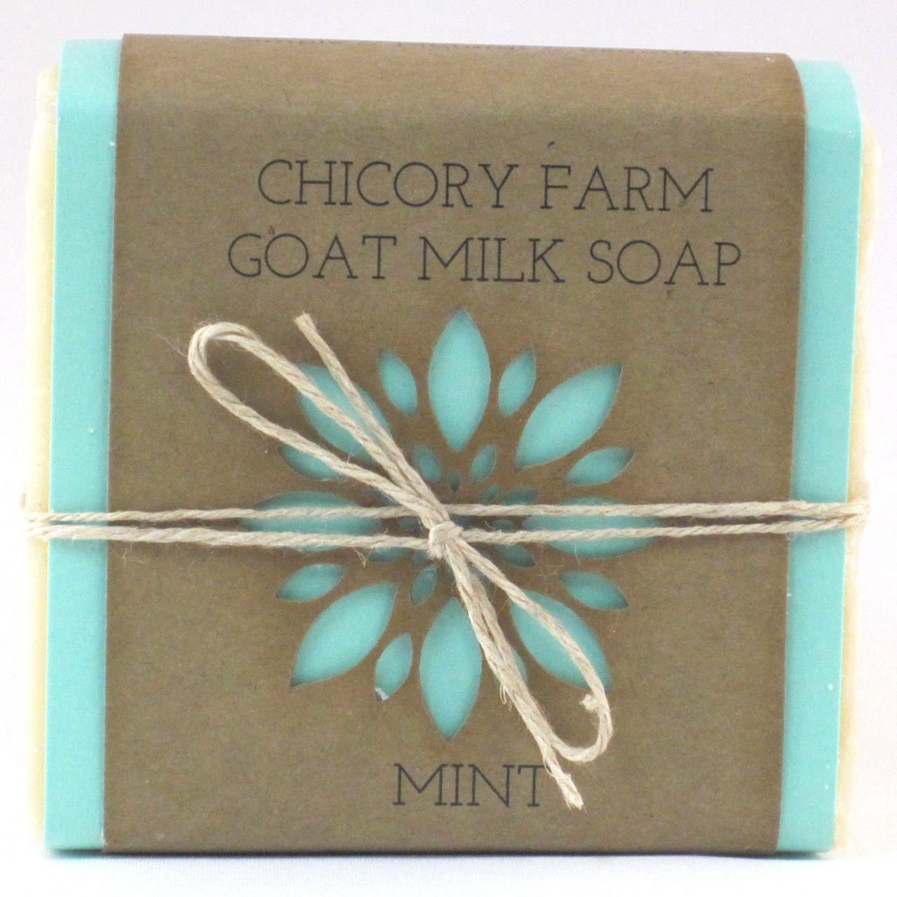 Goat Milk Soap MINT Chicory Farm Natural Handmade  Old-Fashioned Essential Oil - £6.99 GBP