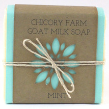 Goat Milk Soap MINT Chicory Farm Natural Handmade  Old-Fashioned Essenti... - £7.09 GBP