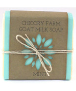 Goat Milk Soap MINT Chicory Farm Natural Handmade  Old-Fashioned Essenti... - £7.01 GBP