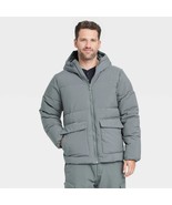 All In Motion Men&#39;s Heavy Weight Puffer Jacket XX-LARGE Gray New W Tags - €64,68 EUR