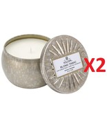 Voluspa BLOND TABAC Petite Decorative Tin Candle 4.5 oz (Pack of 2)  - $34.50