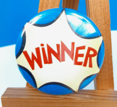 Winner Button Pinback - $4.89