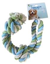 Planet Play Dog / Elite Pet Super Weave Rope Chew Toy Big Light Pastel  MixColor - £18.24 GBP