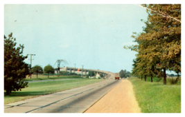 The Du Pont Highway High Level Bridge Chesapeake Delaware Postcard 1957 - $3.92