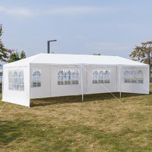 10&#39; X 30&#39; Canopy Tent Wedding Party Tent Gazebo Pavilion Waterproof Outdoor - £104.61 GBP