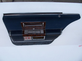 1991 Cadillac Brougham D&#39;elegance Right Rear Blue Velour Door Panel Oem Used - £225.83 GBP