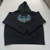 Independent Trading Co Farmington Men's Black Graphic Hoodie Sweatshirt Chest 49 image 14