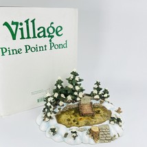 Dept 56 Village Pine Point Pond Retired #52618 Christmas Accessory With Box - $13.54