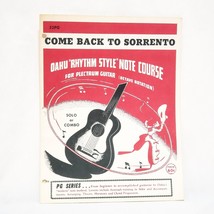 Man On Flying Trapeze Guitar Sheet Music Oahu Rhythm Style Note Course 1... - $15.83