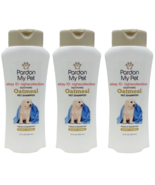 3 Bottles x PPardonmy PET Cleans &amp; Deodorizing Soothing OATMEAL SHAMPOO ... - $507.66 MXN