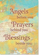LEANIN TREE Angels Before You, Prayers, Blessings #31499 Fridge Magnet~2... - £5.79 GBP