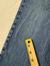 Carhartt Men's Blue Toughest Work Denim Jeans Measured Size (32×30.5) image 4