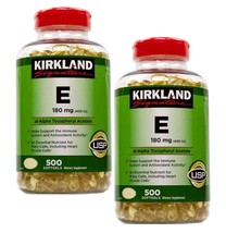 2 Packs Kirkland Signature Vitamin E 400 I.U. 500 Softgels . - £26.27 GBP