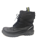 ECCO Womens Tredtray Size 38 US 7-7.5 Leather Lugged Sole Motorcycle Boo... - $82.38 CAD