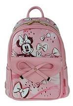 KBNL Minnie Mouse 11 inches Vegan Leather Mini Backpack - A21770, Multic... - $73.99