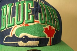Toronto Bluejays MLB BIG logo snapback New Era blue green Dad Trucker Cap Hat - £79.79 GBP