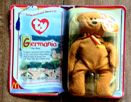GERMANIA the German Flag Bear ORIGINAL Ty Teenie Beanie Baby McDonalds 1... - $284.63 MXN