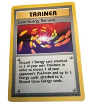 Super Energy Removal Pokémon TCG Base Set 79/102 Trainer Rare Vintage WOTC MP - $3.00