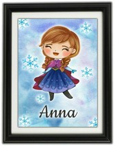 ANNA FROZEN Photo Poster Print - Disney Frozen Framed Prints - Wall Deco - £14.45 GBP