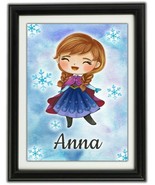 ANNA FROZEN Photo Poster Print - Disney Frozen Framed Prints - Wall Deco - £14.24 GBP