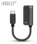 !ACCEZZ 2-in-1 USB Type C Fast Charger 3.5mm Adapter For Cell Phones - P... - $12.00