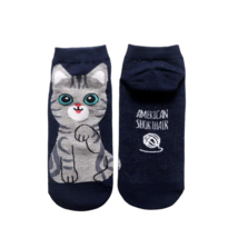 Road Feel Womens Creative Cat Cotton Socks - New - American Short Hair - $9.99