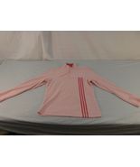 Adult Women&#39;s Adidas Climalite Stretch Pink Quarter Zipper Pullover Top ... - €17,09 EUR