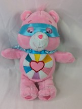 Care Bears Super Hero Pink Plush Hopeful Hearts 8 Inch 2017 TCFC Just Play - £7.67 GBP