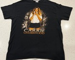 Carrie Underwood Live Summer 2015 Tour T-Shirt Medium M Graphic Black Gi... - $8.79