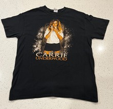 Carrie Underwood Live Summer 2015 Tour T-Shirt Medium M Graphic Black Gildan - £6.90 GBP