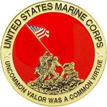 U.S.M.C. Iwo Jima Medallion 4&quot; - £24.33 GBP