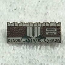 Ontario Canada Regional Information Centre Pin Vintage Metal Gold Tone E... - £8.63 GBP