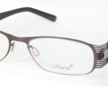 URBAND ENTREVUE 31 Brown Mauve Brille Titan 53-18-135mm Japan - $134.70