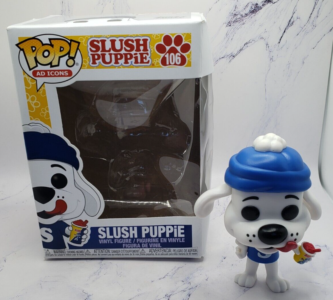 Funko Pop! Ad Icons Slush Puppie 106 Vinyl Figure Slushie Dog - $9.89