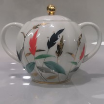 Vintage LFZ Lomonosov Imperial Porcelain Sugar Bowl USSR 24k Gold - £29.12 GBP