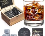 30Th Birthday Gifts For Men Whiskey Glass Set - 30Th Birthday Decoration... - $39.99